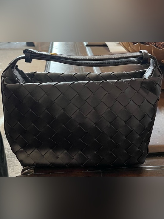 Handbags - NWOT Woven Leather Shoulder Bag - Brown